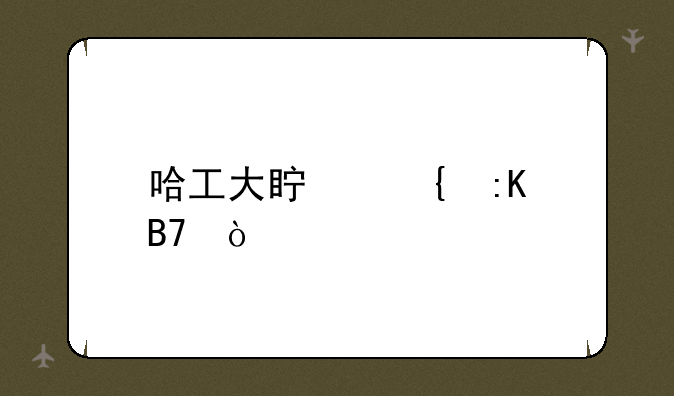 哈工大真实排名？