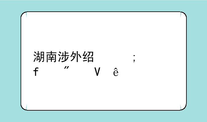 湖南涉外经济学院分数线